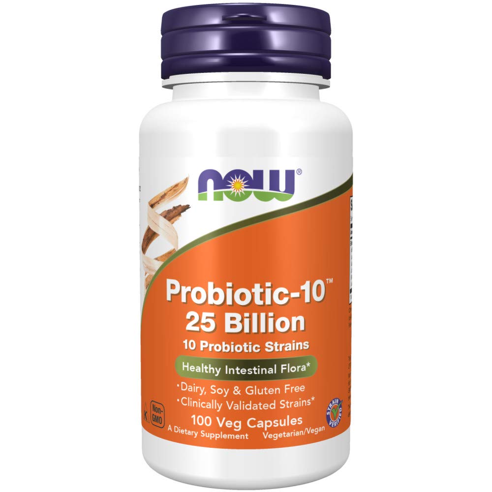 Now Foods Probiotic-10 25 Billion,100 Veg Capsules