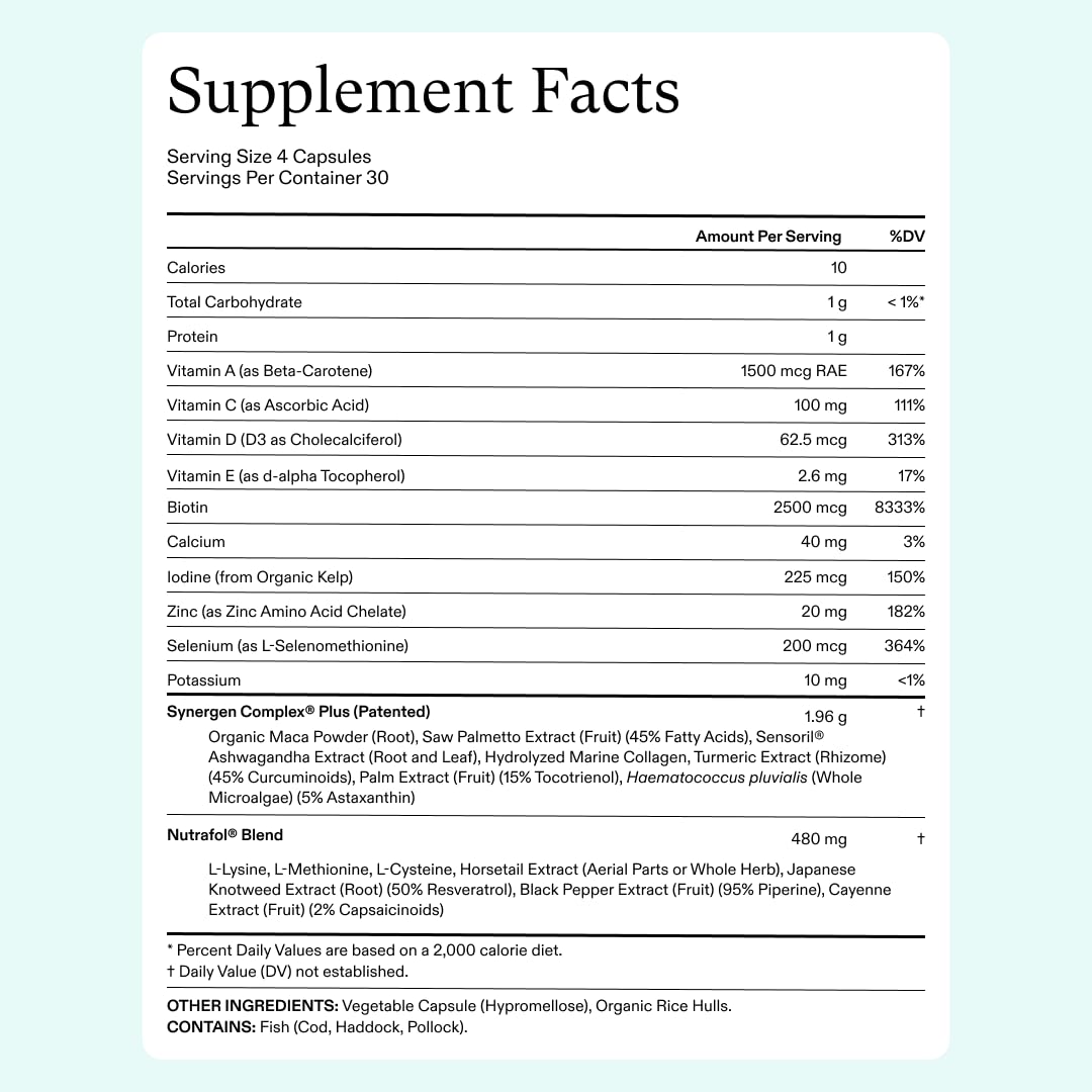 Nutrafol Women's Balance Hair Growth Supplements